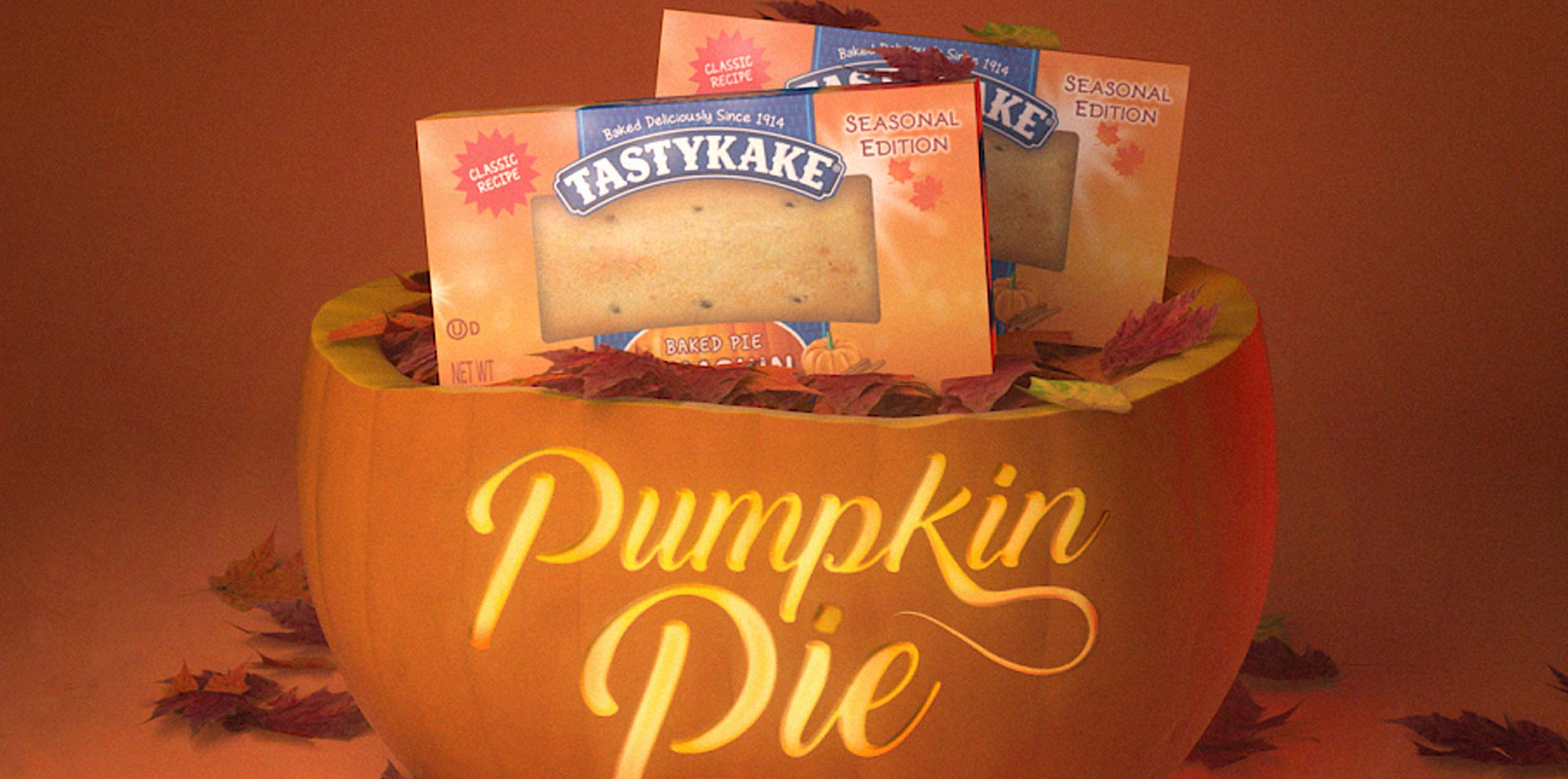 3D PUMPKIN-FLAVORED BAKED PIES - PPK